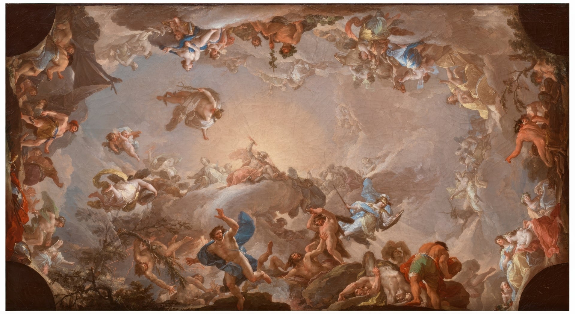Mount Olympus, Battle of the Giants