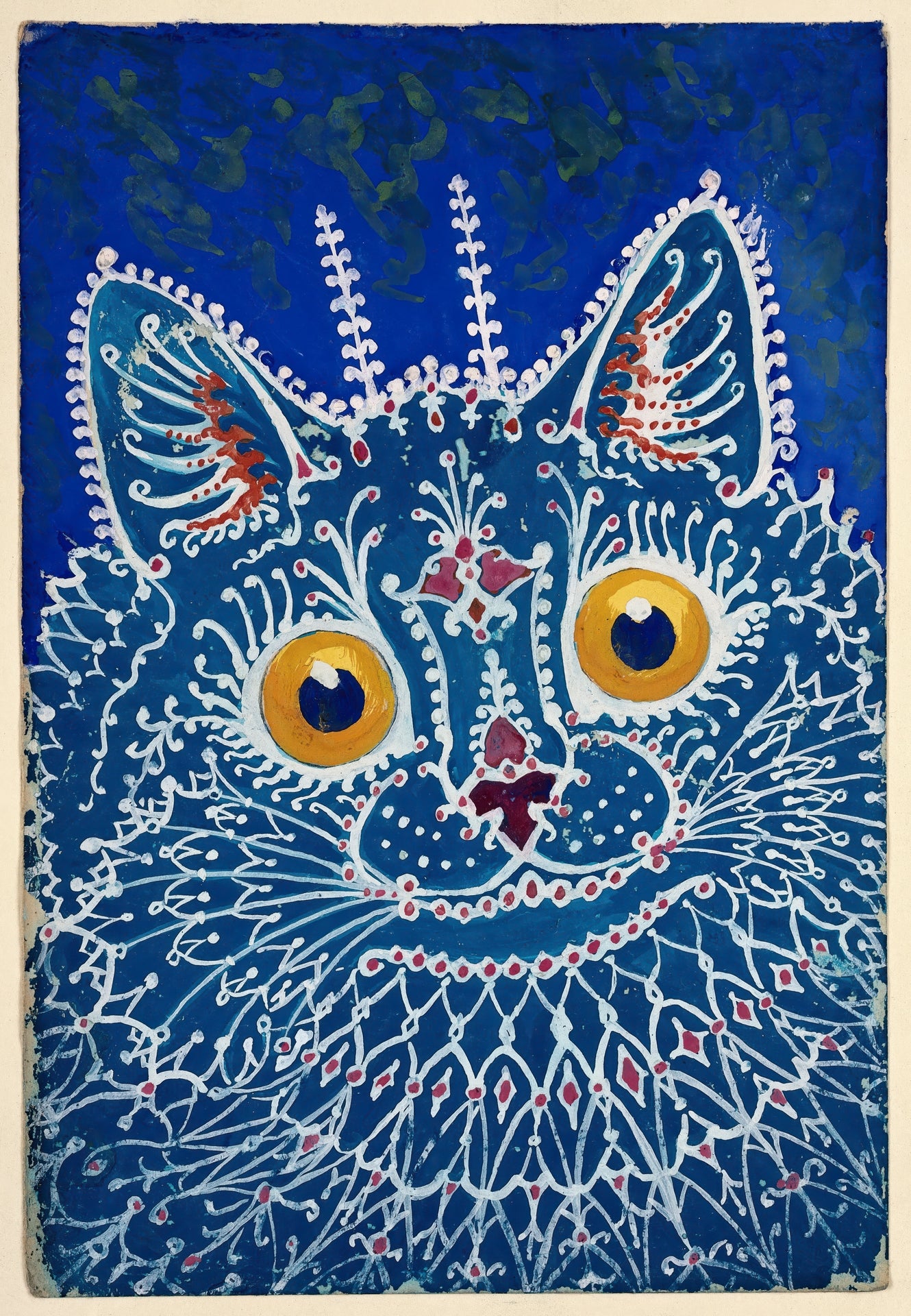 Electric Blue Cat